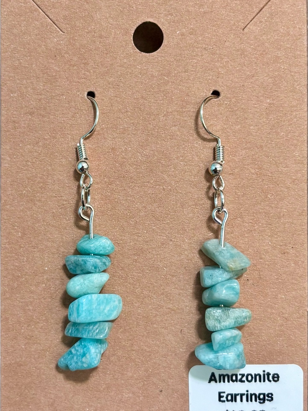 Handmade Amazonite earrings